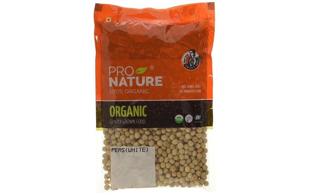 Pro Nature Organic Peas (White)    Pack  500 grams